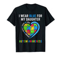 Autistic Daughter Heart Funny Autism T-Shirt - Trendy Graphic Men Women - T-Shirt, Sweatshirt, Hoodie