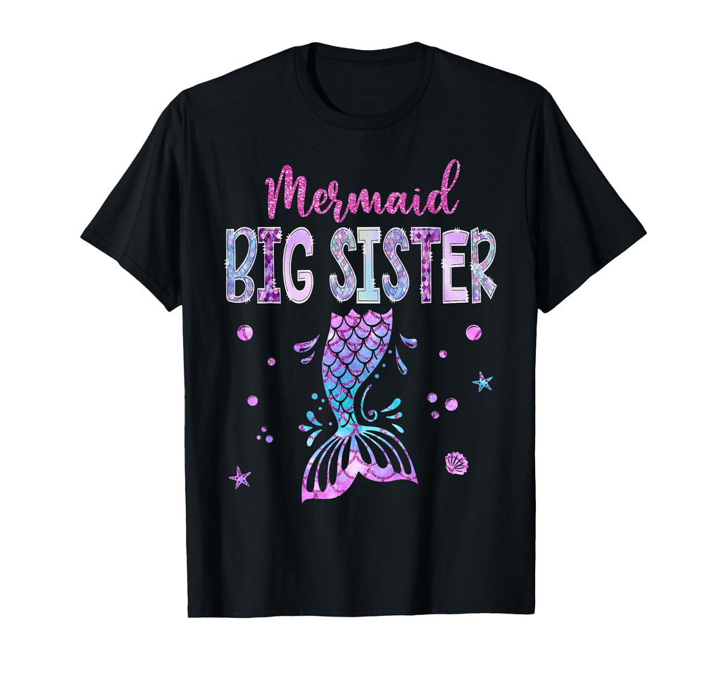 Mermaid Big Sister Birthday Party T-Shirt - Fun Novelty Design Unisex - T-Shirt, Sweatshirt, Hoodie