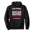 Awesome Soccer Brother Soccer Player Hoodie - Trendy Graphic for Adults - T-Shirt, Sweatshirt, Hoodie