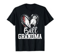 Ball Grandma Heart Baseball Soccer Hoodie - Fun Novelty Design for Adults - T-Shirt, Sweatshirt, Hoodie