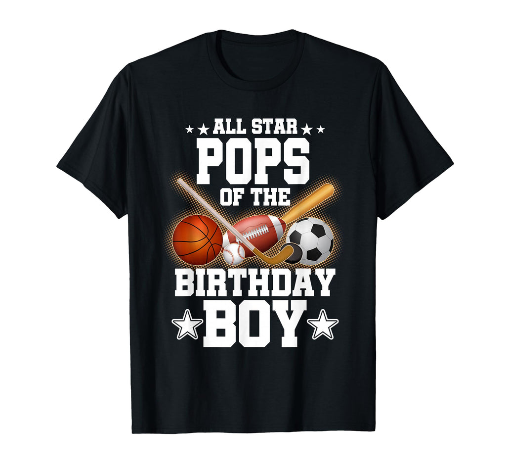 All Star Pops Birthday Basketball T-Shirt - Trendy Graphic for Adults - T-Shirt, Sweatshirt, Hoodie
