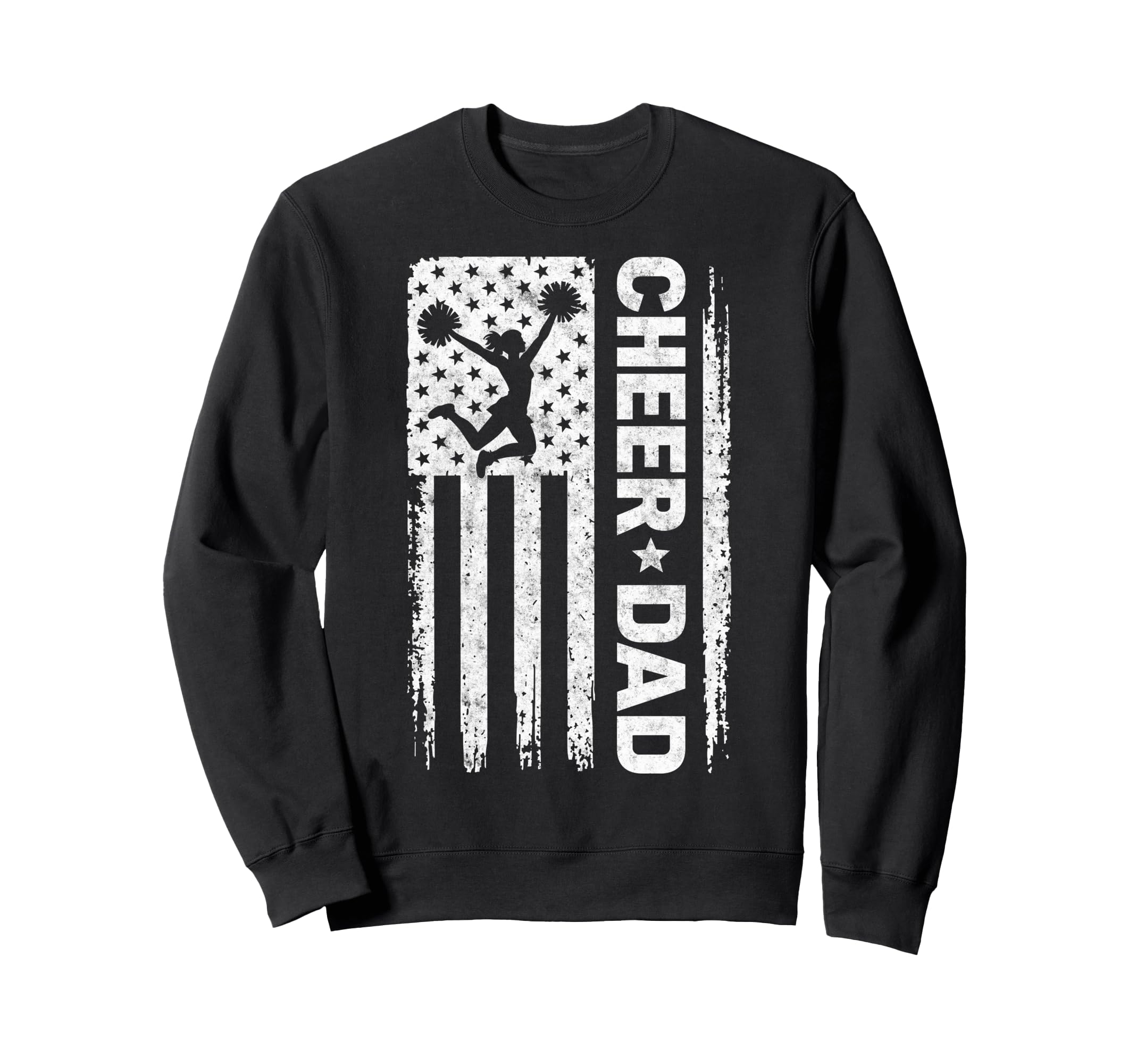 Cheer Dad Cheerleading Team Sweatshirt - Casual Everyday Wear Men Women - T-Shirt, Sweatshirt, Hoodie