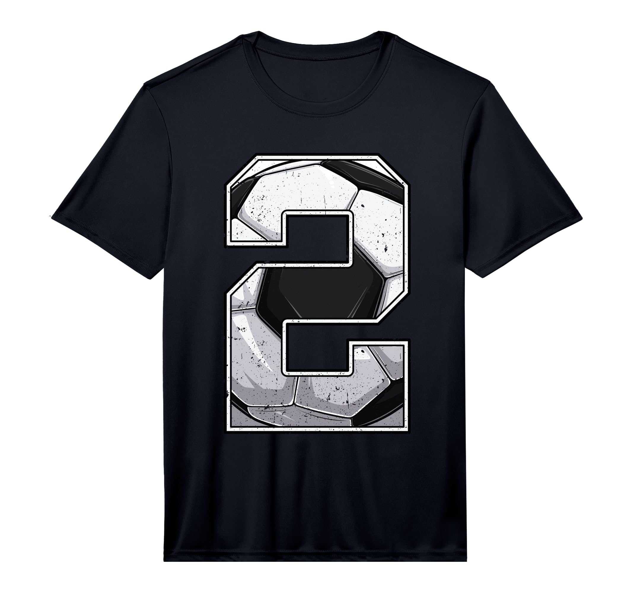 Soccer Second 2Nd Birthday Two 2 T-Shirt - Fun Novelty Design for Adults - T-Shirt, Sweatshirt, Hoodie