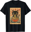 Kawaii Neko Ramen Vintage Japanese Cat - Adult & Kids T-Shirts, Sweatshirts & Hoodies apparel design preview 1