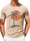 Mens Short Sleeve Crew Neck Casual Summer Beach Palm - Adult & Kids T-Shirts, Sweatshirts & Hoodies apparel design preview 1