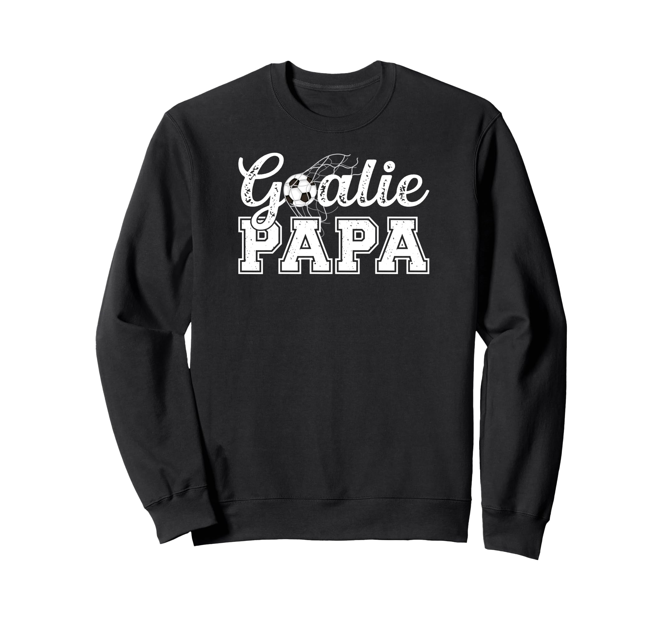 Soccer Goalie Papa Soccer Sweatshirt - Minimalist Print Men Women - T-Shirt, Sweatshirt, Hoodie