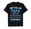 Funny Grandpa Papa Partner Crime Dad T-Shirt - Trendy Graphic Men Women - T-Shirt, Sweatshirt, Hoodie