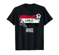 Iraq Flag Jersey Iraqi Soccer Team T-Shirt - Fun Novelty Design for Adults - T-Shirt, Sweatshirt, Hoodie