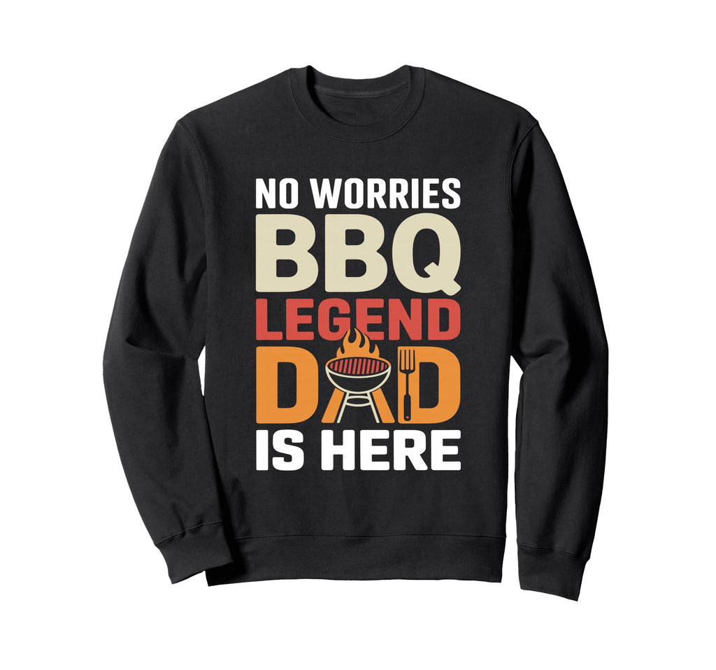 Funny Barbecue Father Grill Bbq Sweatshirt - Graphic Print for Adults - T-Shirt, Sweatshirt, Hoodie