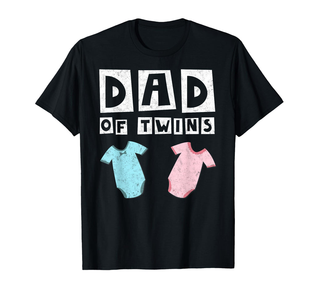 Dad Twins Fathers Day Dad Father T-Shirt - Fun Novelty Design for Adults - T-Shirt, Sweatshirt, Hoodie