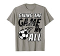 Motivational Soccer Game Enthusiast T-Shirt - Minimalist Print Unisex - T-Shirt, Sweatshirt, Hoodie