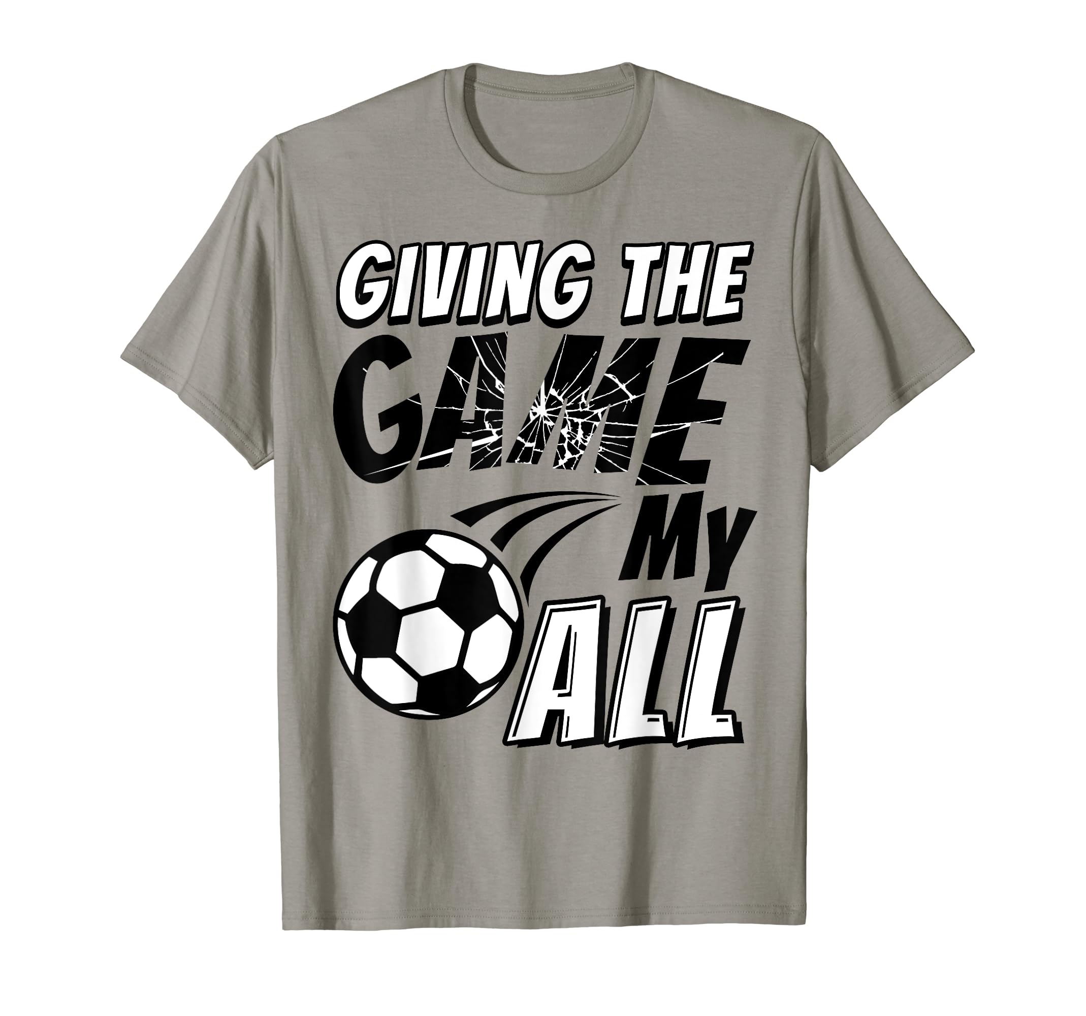 Motivational Soccer Game Enthusiast T-Shirt - Minimalist Print Unisex - T-Shirt, Sweatshirt, Hoodie