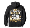 Proud Dad Class 2026 Graduate Senior Hoodie - Custom Art Print Men Women - T-Shirt, Sweatshirt, Hoodie