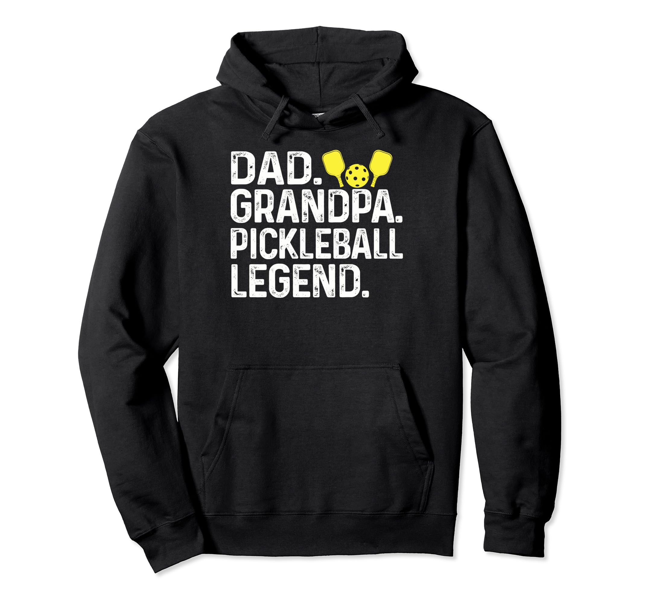 Dad Grandpa Pickleball Legend Player Hoodie - Fun Novelty Design Unisex - T-Shirt, Sweatshirt, Hoodie