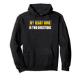 My Heart Runs Two Directions Twin Dad Hoodie - Novelty Apparel Unisex - T-Shirt, Sweatshirt, Hoodie