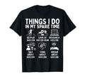 Things I Do My Spare Time Soccer T-Shirt - Streetwear Style for Adults - T-Shirt, Sweatshirt, Hoodie