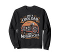 Motorcycle Father Rider Biker Dad Hoodie - Novelty Apparel Unisex - T-Shirt, Sweatshirt, Hoodie