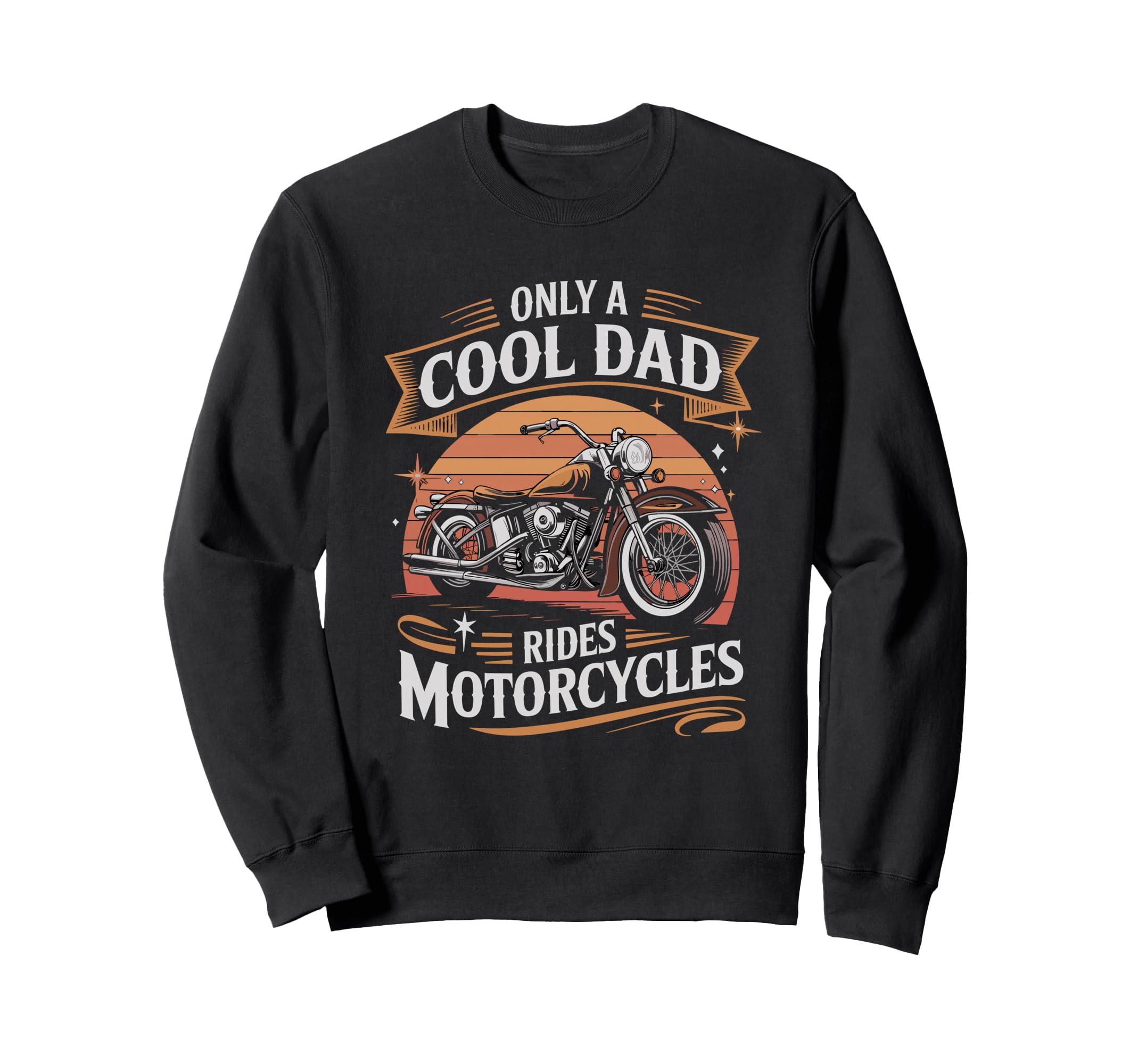 Motorcycle Father Rider Biker Dad Hoodie - Novelty Apparel Unisex - T-Shirt, Sweatshirt, Hoodie