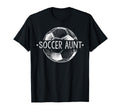 Soccer Aunt Family Matching Team T-Shirt - Casual Everyday Wear for Adults - T-Shirt, Sweatshirt, Hoodie