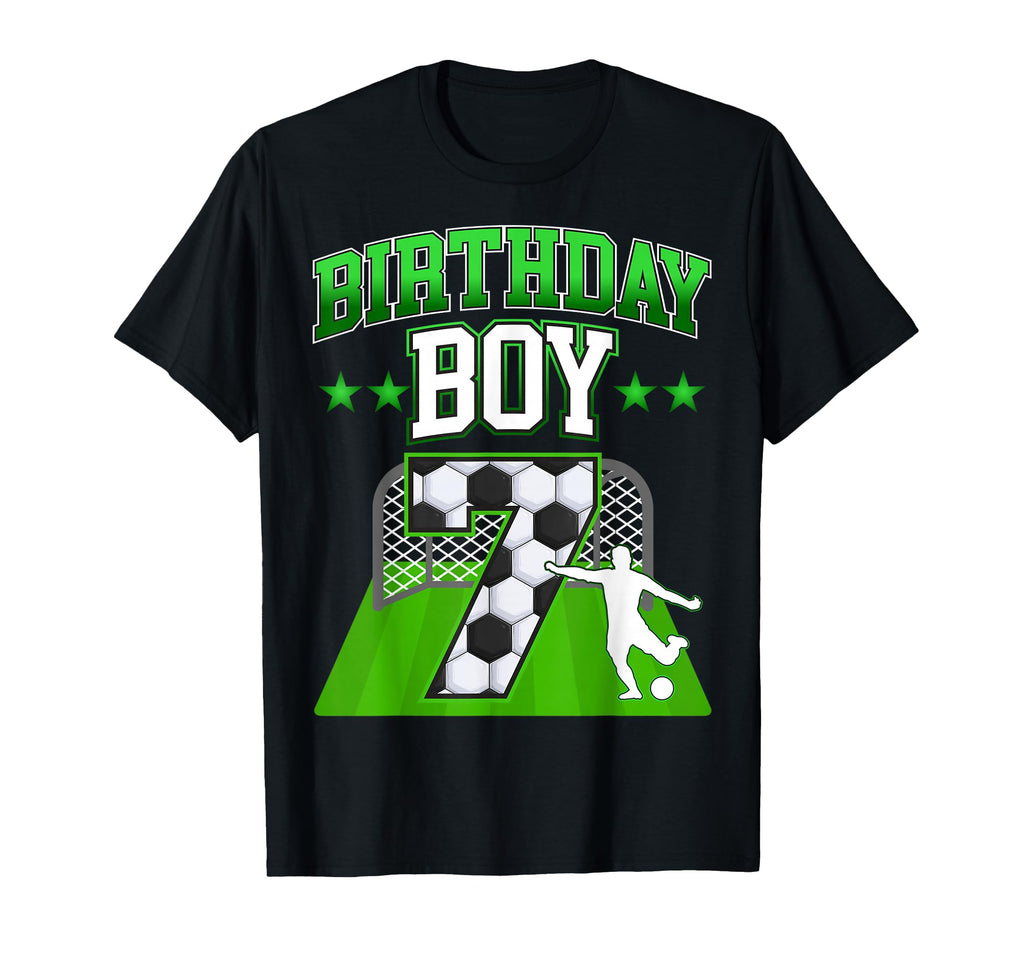 Soccer Themed Birthday Outfit 7 Year T-Shirt - Trendy Graphic for Adults - T-Shirt, Sweatshirt, Hoodie