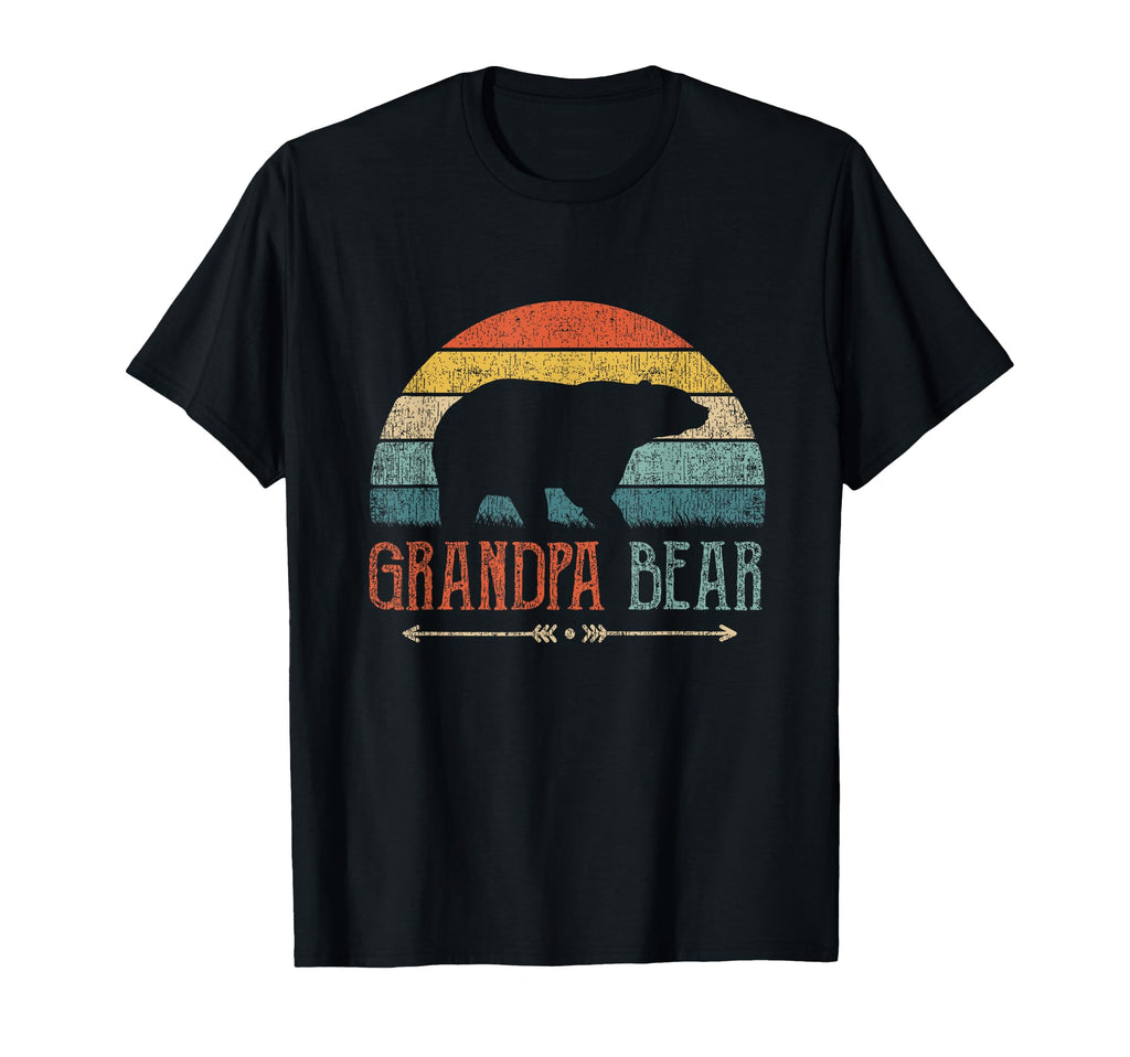 Grandpa Bear Granddad Outfit Grandfather T-Shirt - Graphic Print Men Women - T-Shirt, Sweatshirt, Hoodie