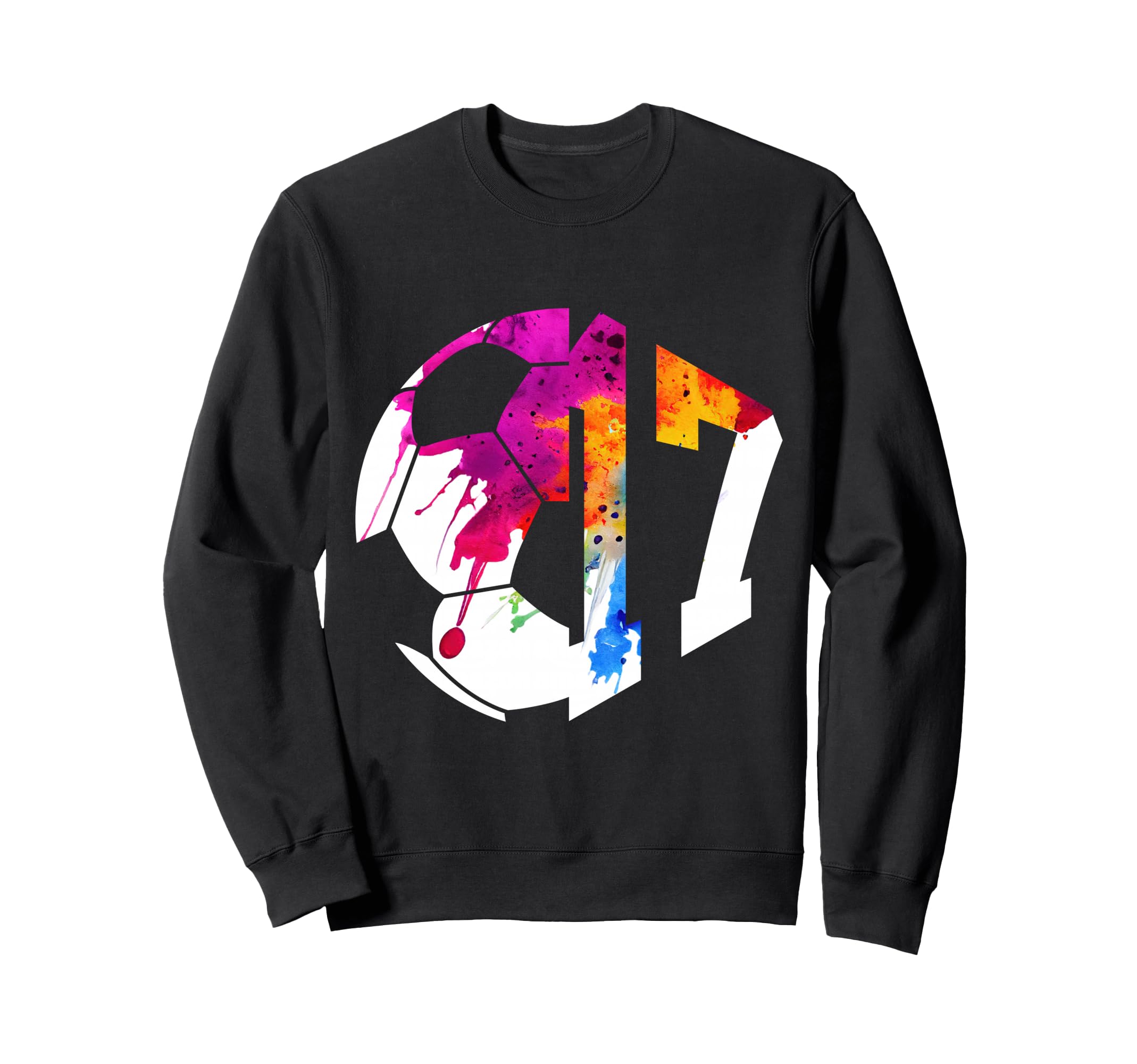 Number 17 Years Soccer 17Th Sweatshirt - Casual Everyday Wear for Adults - T-Shirt, Sweatshirt, Hoodie