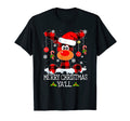 Merry Yall Reindeer Santa Hat Buffalo T-Shirt - Streetwear Style Men Women - T-Shirt, Sweatshirt, Hoodie