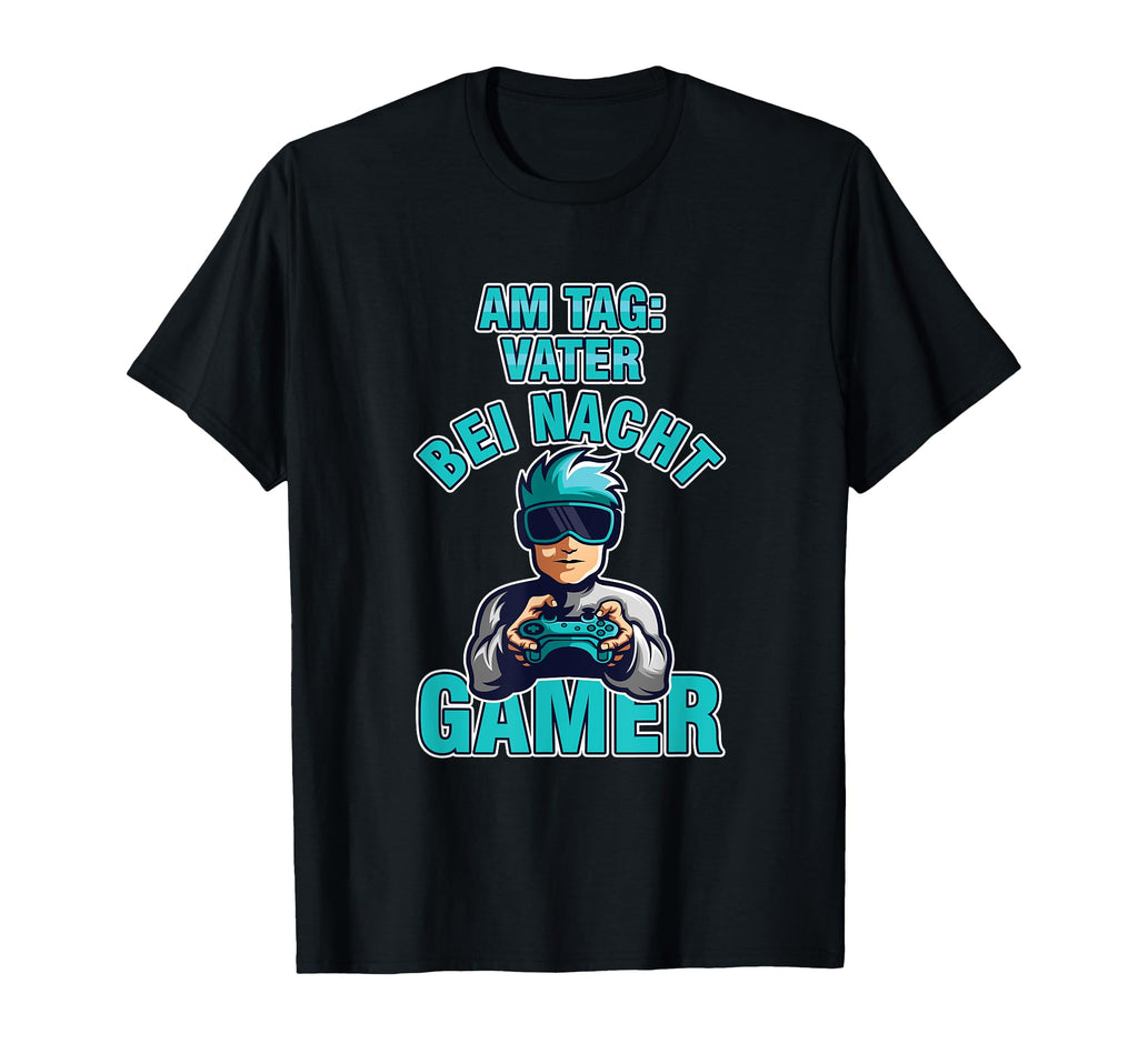 Father Gamer Gamer Dad Gaming Console T-Shirt - Fun Novelty Design Unisex - T-Shirt, Sweatshirt, Hoodie