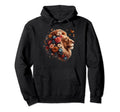 Floral Lion Lion Moms Dads Hoodie - Fun Novelty Design Men Women - T-Shirt, Sweatshirt, Hoodie