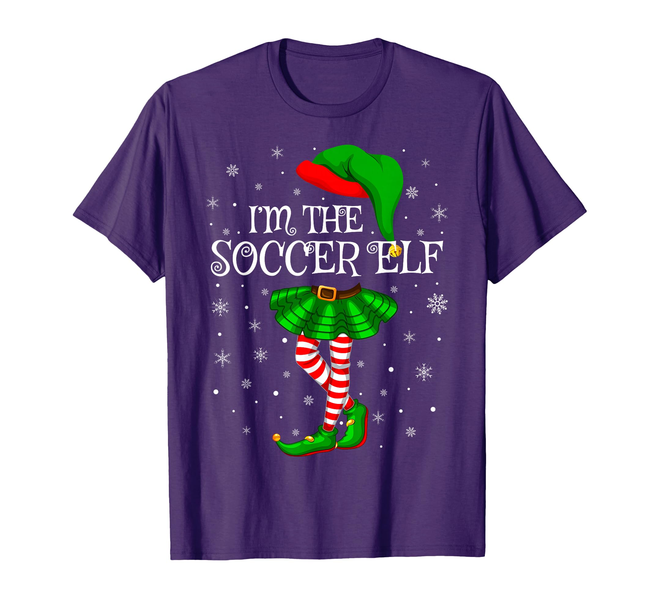Family Matching Im Soccer Elf T-Shirt - Custom Art Print Men Women - T-Shirt, Sweatshirt, Hoodie