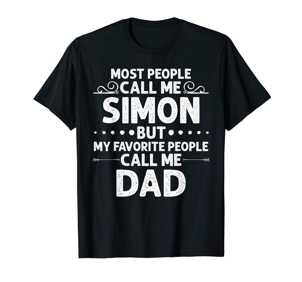 Simon Gift Name Funny Fathers Day T-Shirt - Custom Art Print Men Women - T-Shirt, Sweatshirt, Hoodie