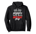 Race Car Poppy Birthday Racing Family Hoodie - Trendy Graphic Men Women - T-Shirt, Sweatshirt, Hoodie