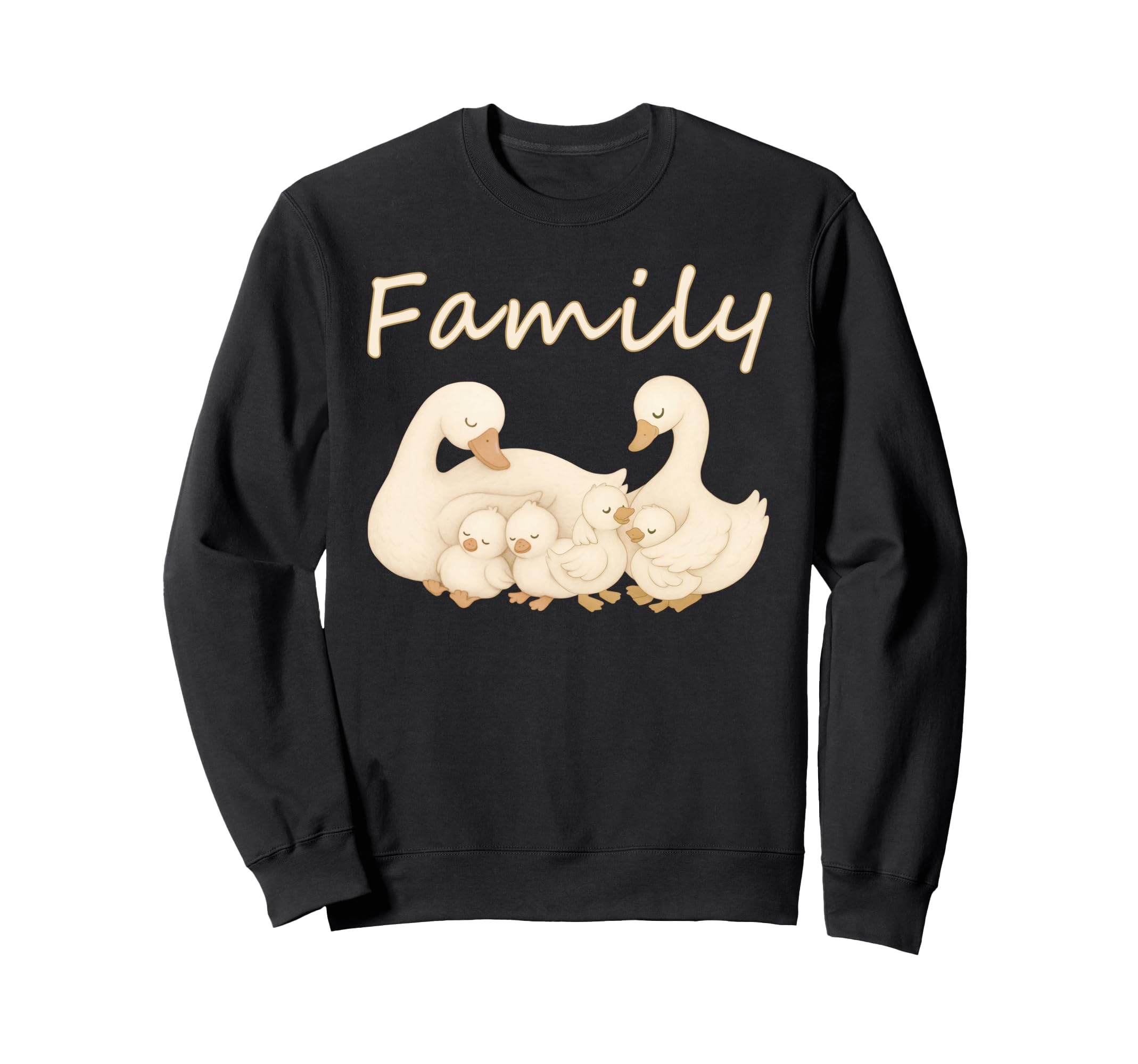 Goose Family Love Couple Mom Dad Sweatshirt - Novelty Apparel for Adults - T-Shirt, Sweatshirt, Hoodie