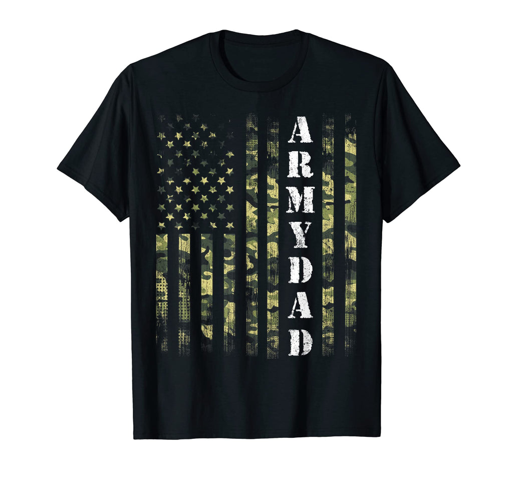 Mens Us Flag Army Dad Veteran T-Shirt - Casual Everyday Wear Men Women - T-Shirt, Sweatshirt, Hoodie