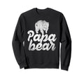 Animal Fathers Day Bear Family Dad Sweatshirt - Minimalist Print Unisex - T-Shirt, Sweatshirt, Hoodie