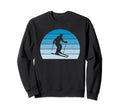Ski Blue Skier Skiing Dad Ski Lovers Sweatshirt - Graphic Print Men Women - T-Shirt, Sweatshirt, Hoodie