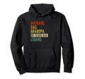 Husband Dad Grandpa 80 Years Old Legend Hoodie - Trendy Graphic for Adults - T-Shirt, Sweatshirt, Hoodie