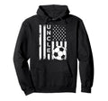 Soccer Uncle American Flag Hoodie - Casual Everyday Wear for Adults - T-Shirt, Sweatshirt, Hoodie