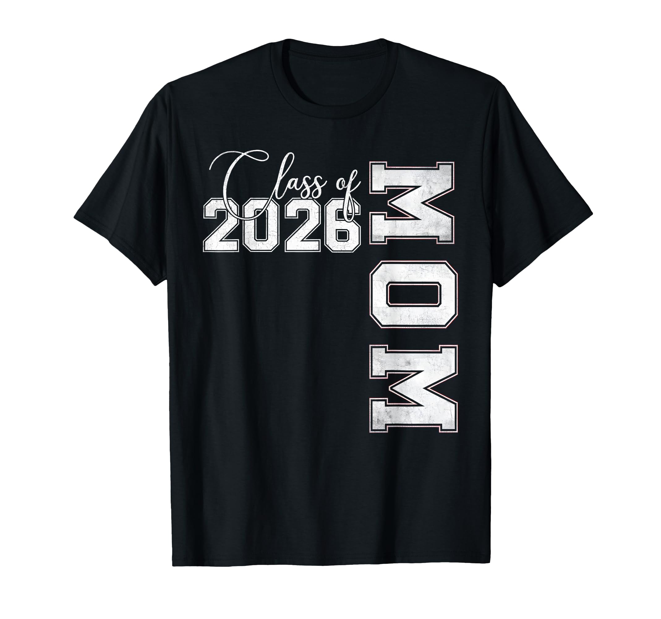 Mom Senior 2026 Proud Mom Class T-Shirt - Aesthetic Graphic for Adults - T-Shirt, Sweatshirt, Hoodie