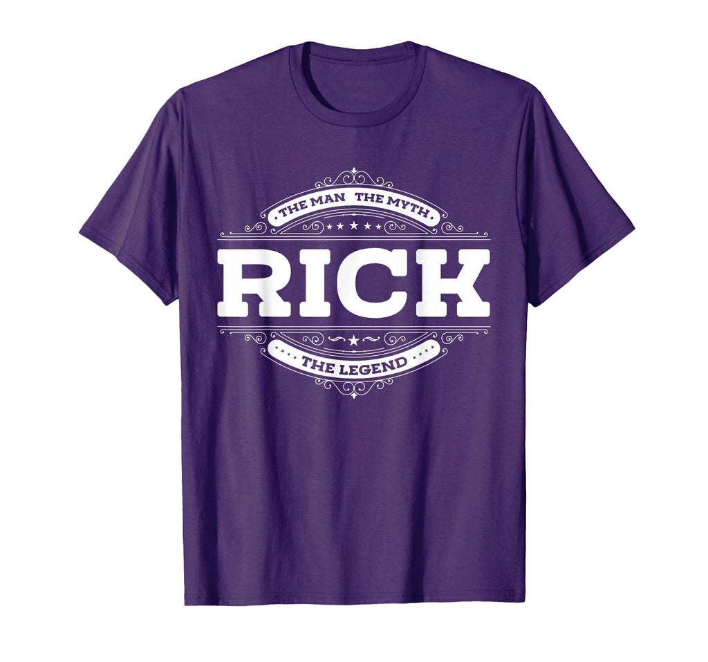 Rick Myth Legend Dad Grandpa Funny T-Shirt - Graphic Print Unisex - T-Shirt, Sweatshirt, Hoodie