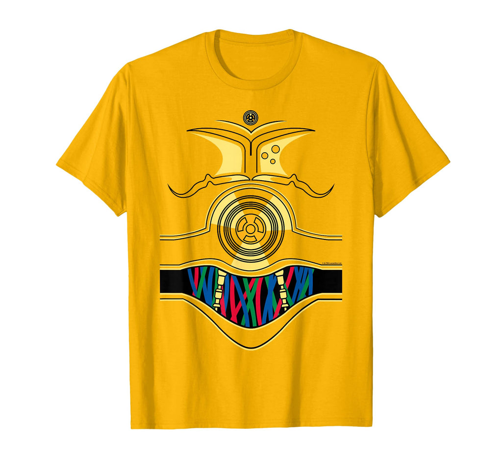 C3Po Costume T-Shirt - Aesthetic Graphic Men Women - T-Shirt, Sweatshirt, Hoodie