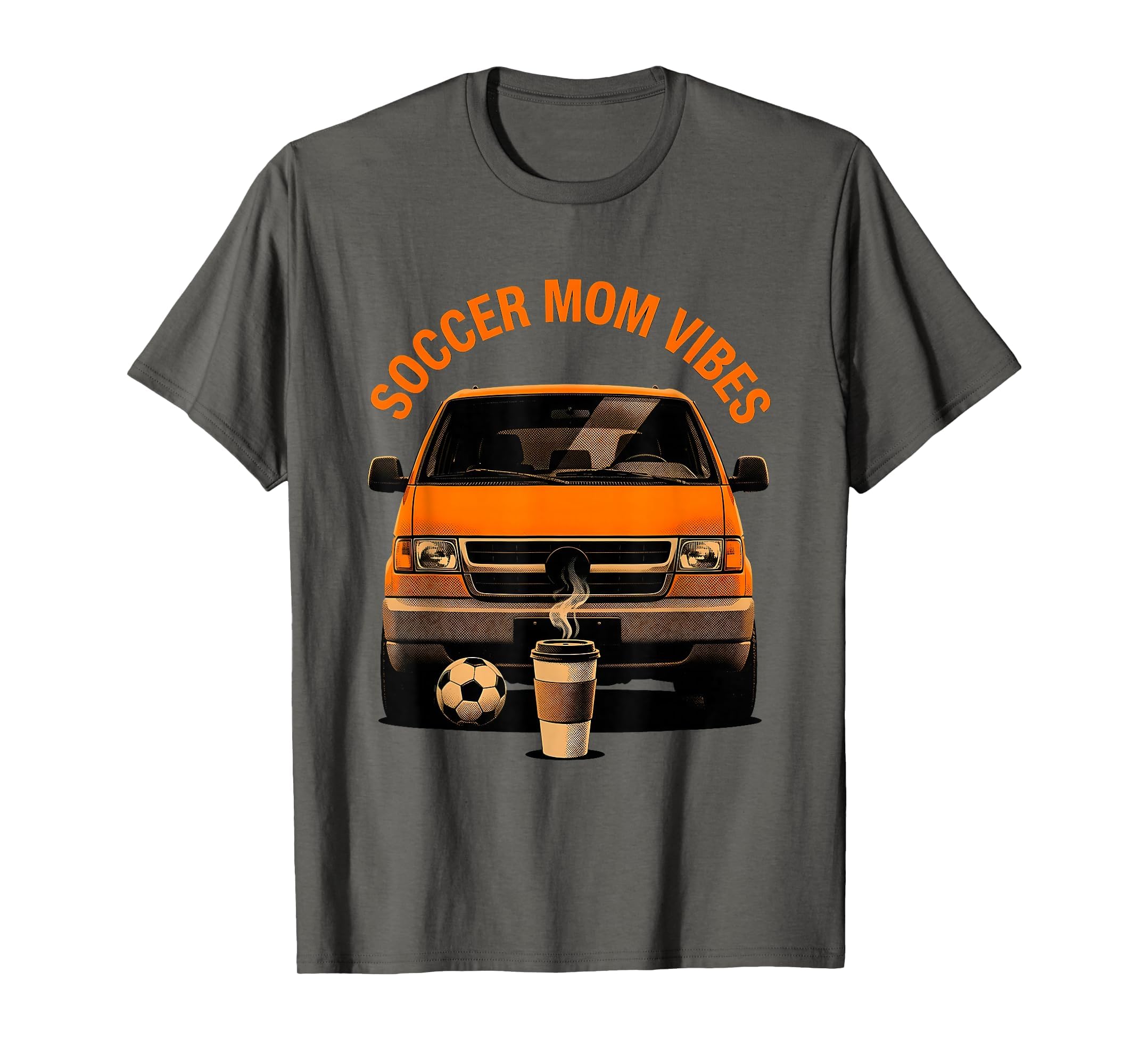 Soccer Mom Vibes Proud Sports Parent T-Shirt - Novelty Apparel for Adults - T-Shirt, Sweatshirt, Hoodie