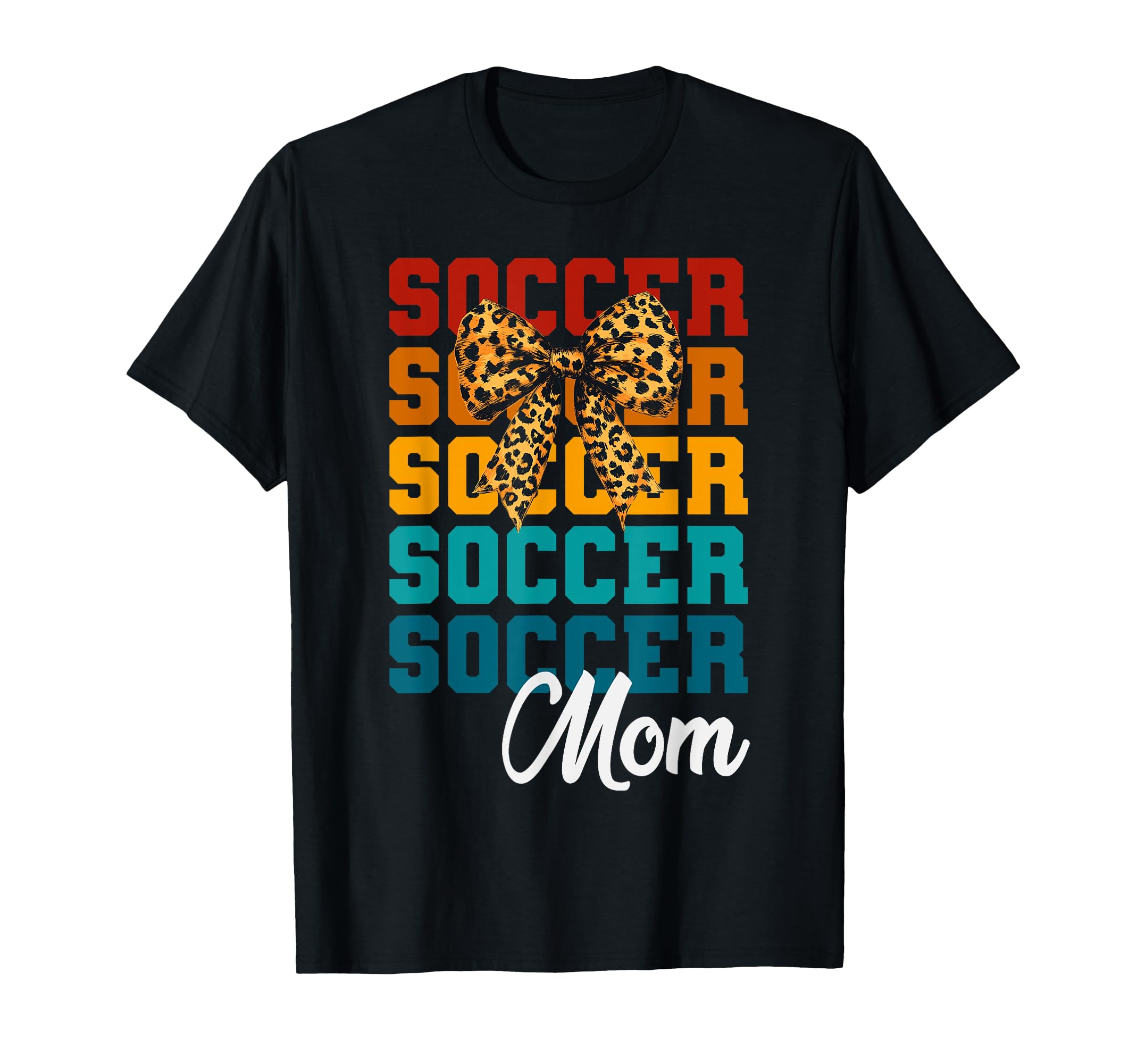 Coquette Bow Soccer Mom Soccer Lovers T-Shirt - Novelty Apparel Men Women - T-Shirt, Sweatshirt, Hoodie