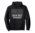 Dad Outnumbered Fathers Day 2025 Dad Hoodie - Aesthetic Graphic for Adults - T-Shirt, Sweatshirt, Hoodie