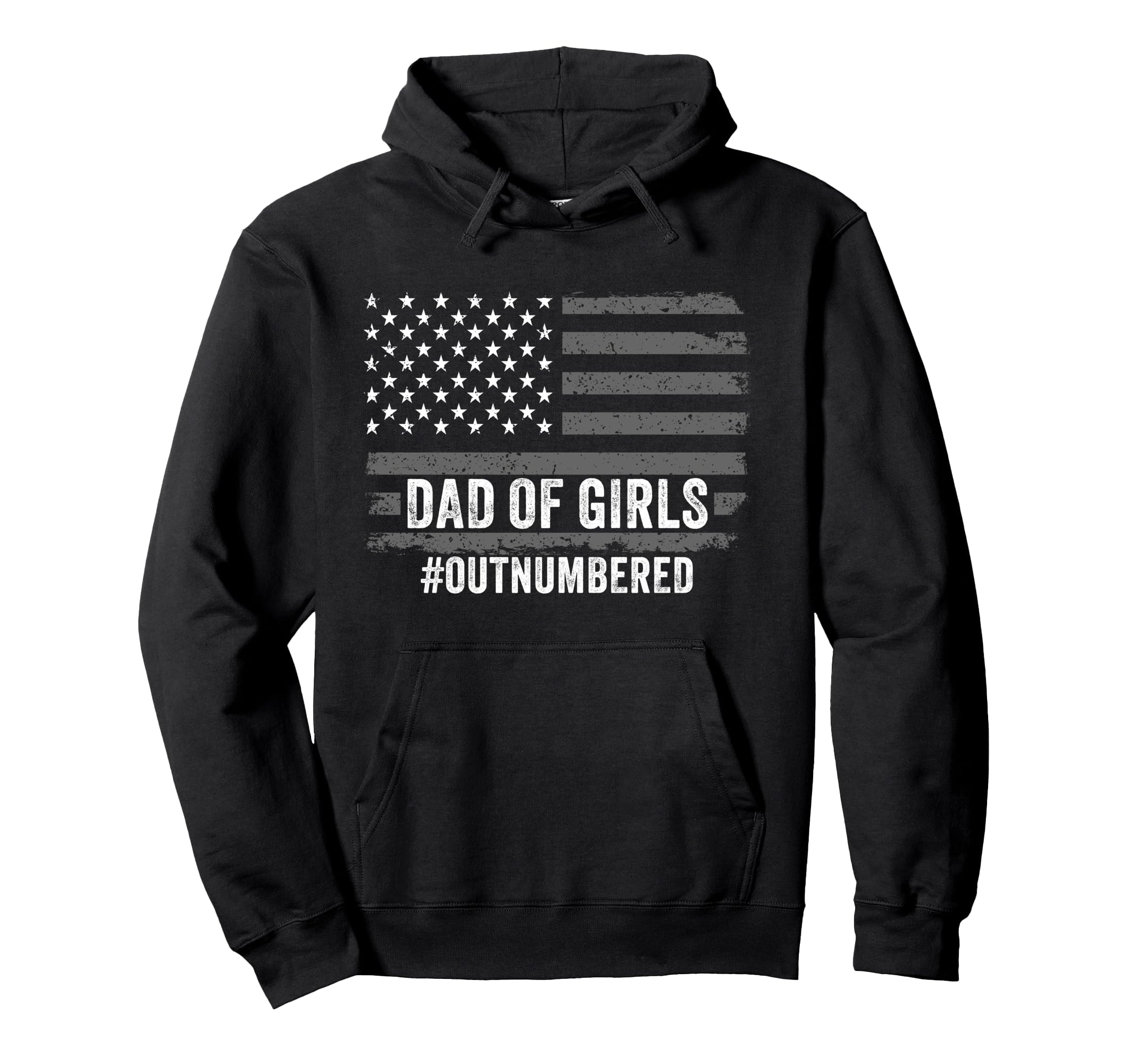 Dad Outnumbered Fathers Day 2025 Dad Hoodie - Aesthetic Graphic for Adults - T-Shirt, Sweatshirt, Hoodie