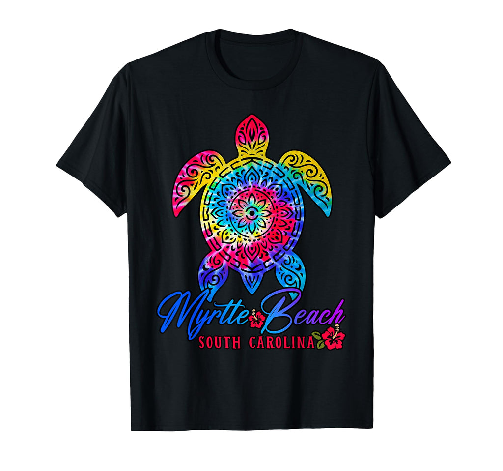 Myrtle Beach Tie Dye Sea Turtle Summer T-Shirt - Novelty Apparel Men Women - T-Shirt, Sweatshirt, Hoodie