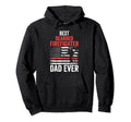Best Bearded Firefighter Dad Ever Hoodie - Casual Everyday Wear for Adults - T-Shirt, Sweatshirt, Hoodie