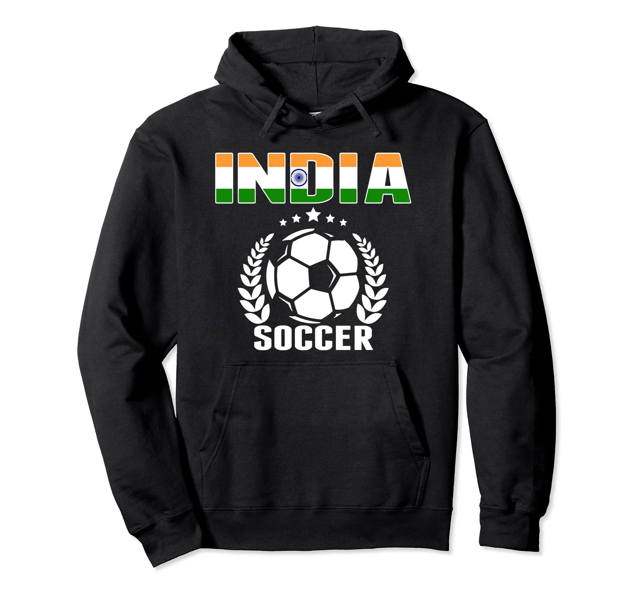 India Soccer Fans Jersey Proud Hoodie - Casual Everyday Wear Men Women - T-Shirt, Sweatshirt, Hoodie