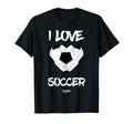 I Love Soccer I Heart Soccer T-Shirt - Fun Novelty Design for Adults - T-Shirt, Sweatshirt, Hoodie
