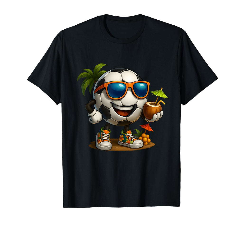 Funny Hawaii Soccer Ball Hawaiian Tropical T-Shirt - Unique Graphic Unisex - T-Shirt, Sweatshirt, Hoodie